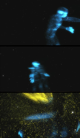 科技扫描粒子人体影像视频