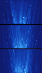 蓝色梦幻粒子拖尾上升视频