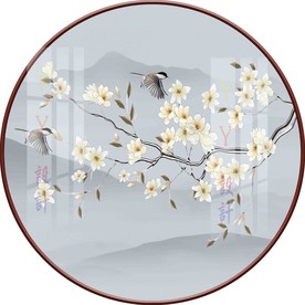 新中式花鸟装饰画图片