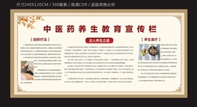 中医药养生健康宣传栏