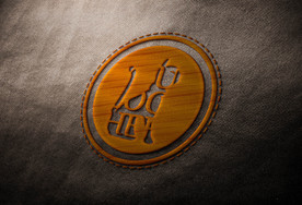 拉丝布料品牌logo样机