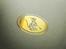 品牌logo烫金银样机