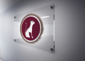 品牌logo亚克力玻璃样机