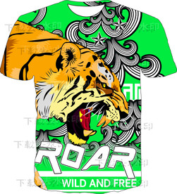 老虎 男装 印花