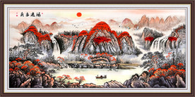 鸿运当头中堂画