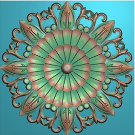 精雕图 洋花 欧式花