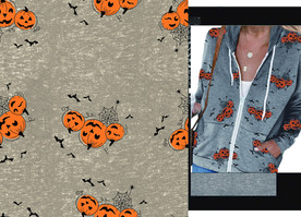 迷彩纹理圣诞南瓜头