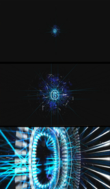 线条旋转推进十秒倒计时