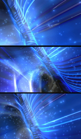 蓝色时尚字幕片头背景视频