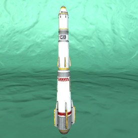 飞船模型 宇宙飞船 c4d模型