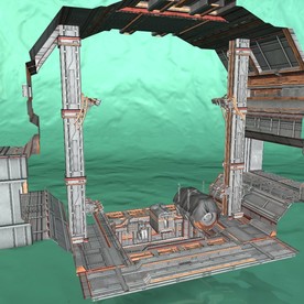 太空舱 科幻模型 建筑模型