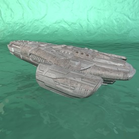 飞船模型 宇宙飞船 c4d模型