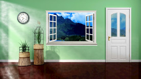 室内房间屋里 小品舞台背景视频