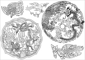 近代图案几何图案纹理