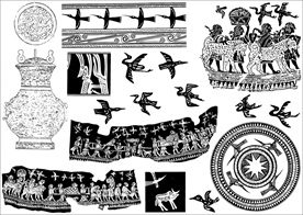 隋唐 几何纹 动物纹 花卉纹