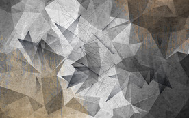 现代几何复古背景墙