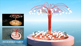 灯光树美陈装置