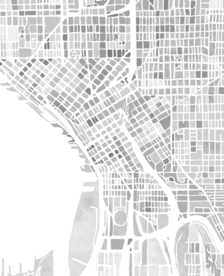 抽象素描线条地图背景墙