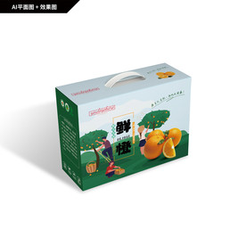 橙子包装 冰糖橙礼盒