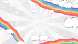 多彩卡通创意童趣节日活动视频