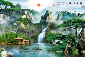 山水风景画
