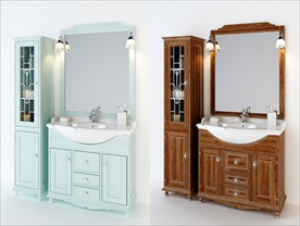 浴室家具套装模型