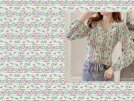 碎花条子矢量分色