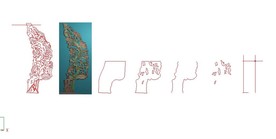 灵芝地屏 灵芝精雕图 地屏精雕