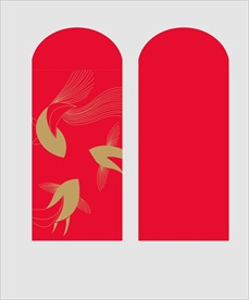 地产广告设计利是封红包新年设计