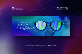 墨镜H5头图banner底图