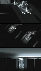 金属流体电镀视频素材