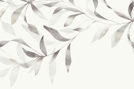 北欧树叶背景墙