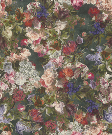 欧式风情花朵背景墙