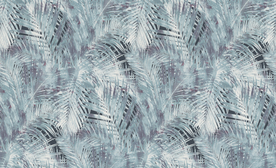 欧式风情热带雨林树叶西洋画