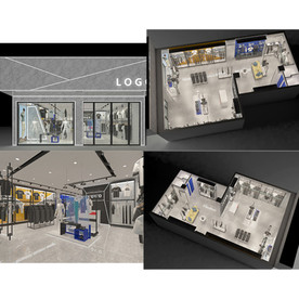 快时尚潮牌男装服装店3DMAX