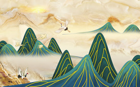 新中式青绿山水