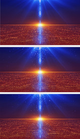 唯美红蓝渐变粒子背景视频