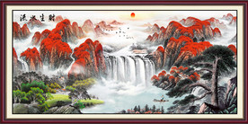 中堂山水画