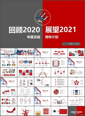 2021年终总结汇报PPT
