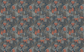 手绘热带雨林猕猴猴子背景