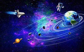 宇宙星空太阳系