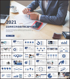 企业年终总结PPT