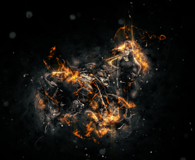 火焰美女摩托车