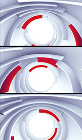 白色时尚空间背景视频