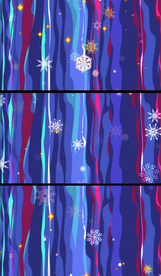 彩色缤纷雪花抽象动态背景