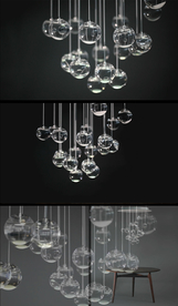 唯美水晶吊饰背景视频素材