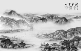 别墅高清唯美山水 TIF分层