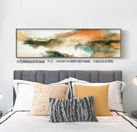 抽象油画床头画油画装饰画油画挂