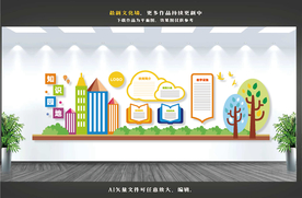 美术绘画室文化墙