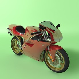 汽车模型 摩托模型 c4d模型